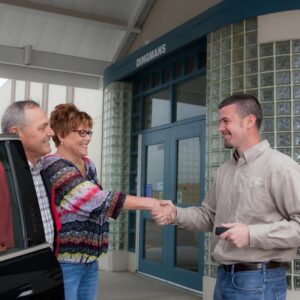 windshield repair customer