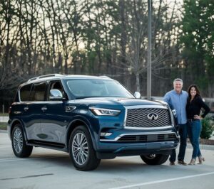 Windshield-Repair-Customers-in-front-of-an-Acura-Why-Choose-Dingmans-Collision